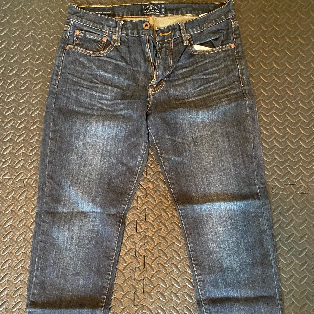 Lucky brand 221 original straight dark wash men’s jeans